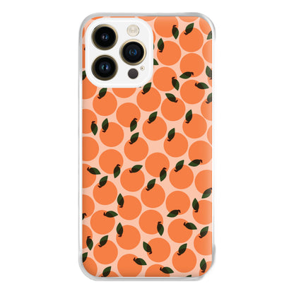 Oranges - Fruit Patterns Phone Case for iPhone 14 Pro Max