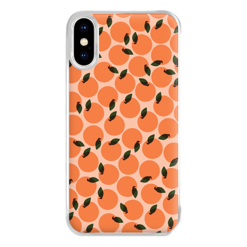 Oranges - Fruit Patterns Phone Case for iPhone XS Max