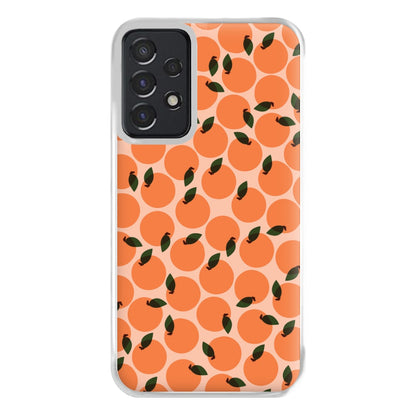 Oranges - Fruit Patterns Phone Case for Galaxy A52 / A52s