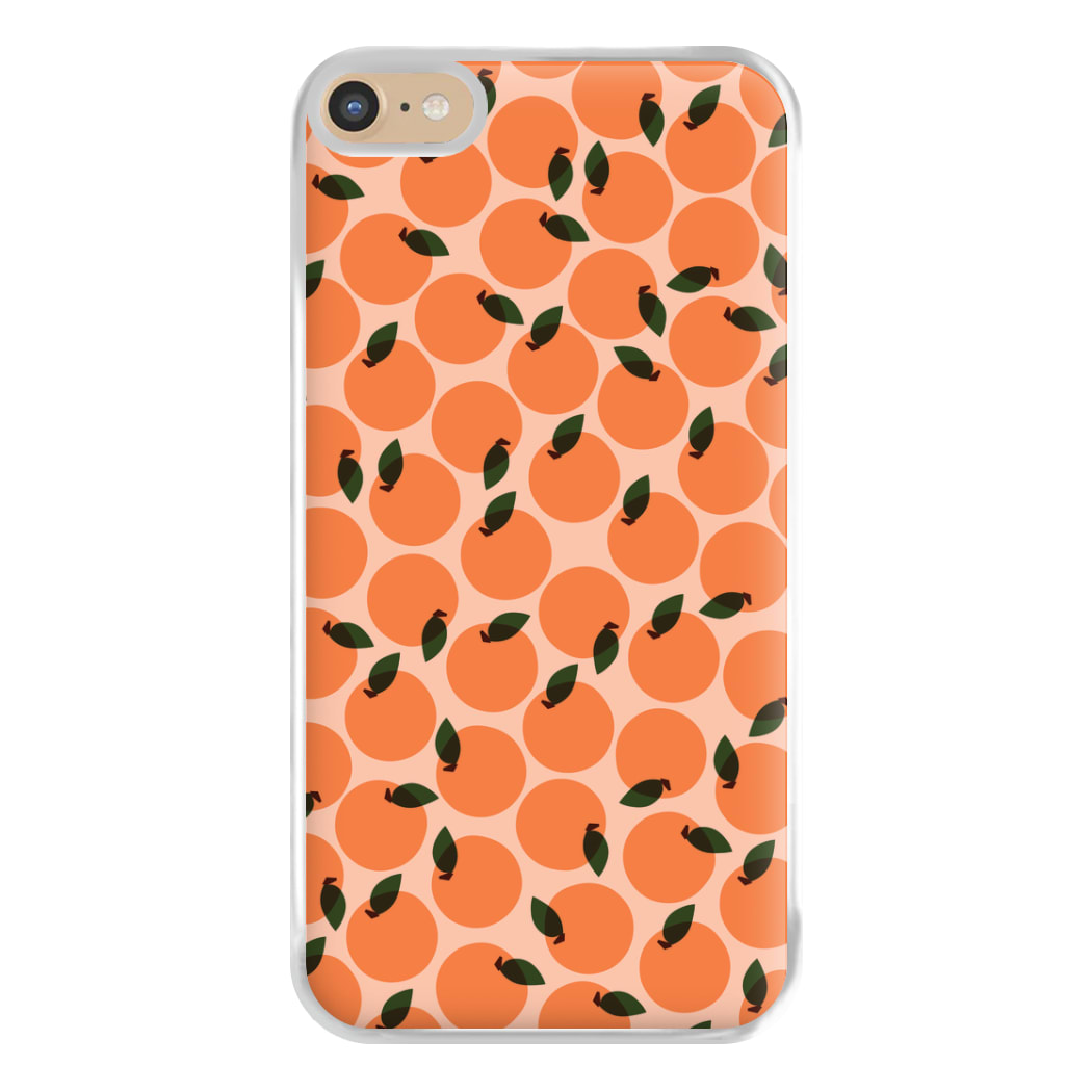 Oranges - Fruit Patterns Phone Case for iPhone 6 Plus / 7 Plus / 8 Plus