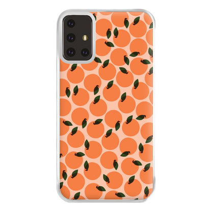 Oranges - Fruit Patterns Phone Case for Galaxy A71