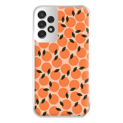 Oranges - Fruit Patterns Phone Case for Galaxy A53