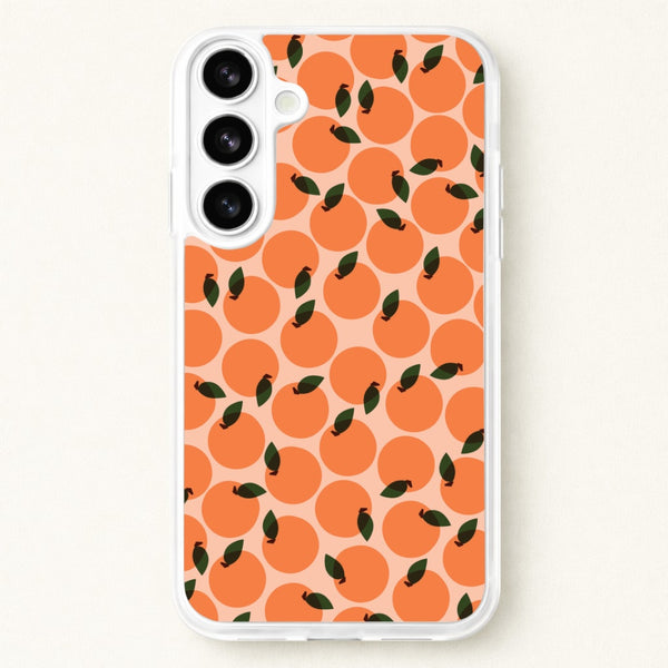 Oranges - Fruit Patterns Phone Case for Galaxy S26