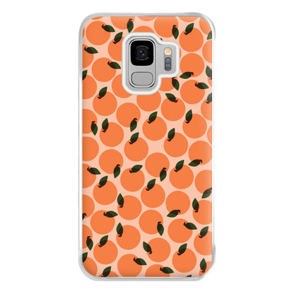 Oranges - Fruit Patterns Phone Case for Galaxy S9 Plus