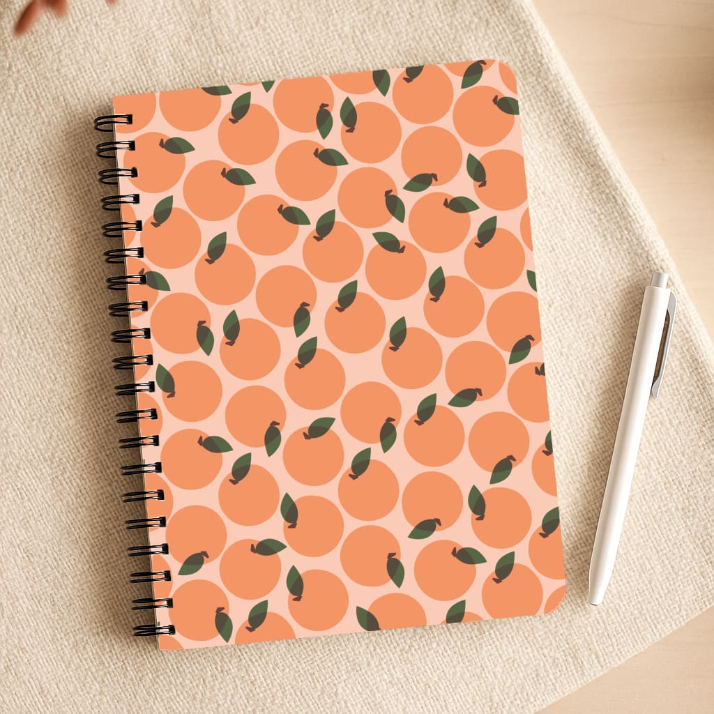 Oranges - Fruit Patterns Notepad