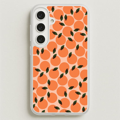 Oranges - Fruit Patterns Phone Case for Galaxy S25FE