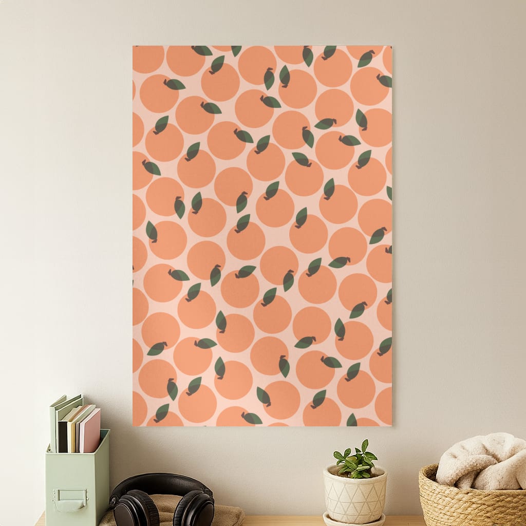 Oranges - Fruit Patterns Poster