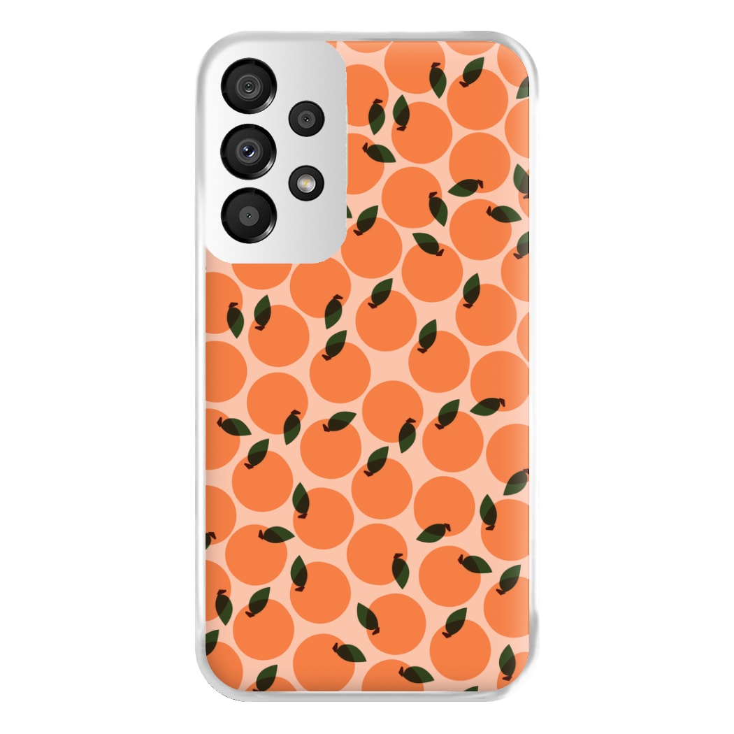 Oranges - Fruit Patterns Phone Case for Galaxy A33