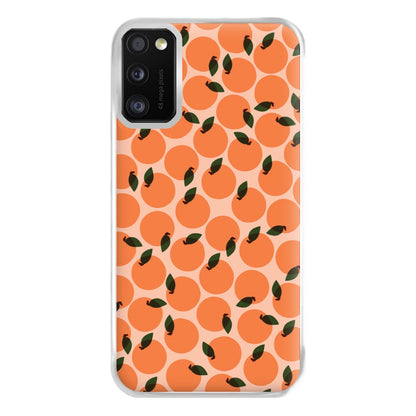 Oranges - Fruit Patterns Phone Case for Galaxy A41