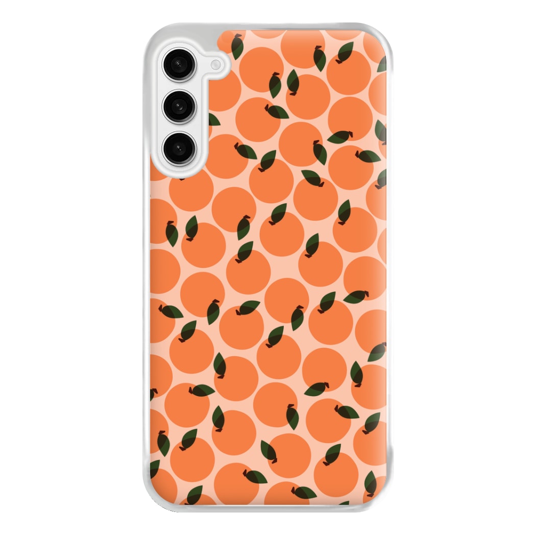 Oranges - Fruit Patterns Phone Case for Galaxy S23FE