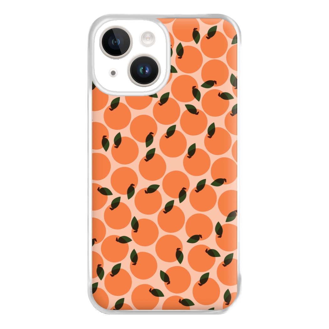 Oranges - Fruit Patterns Phone Case for iPhone 14