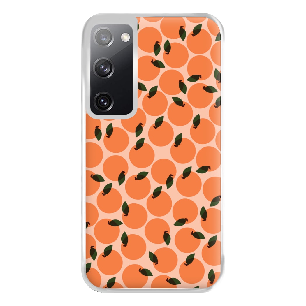 Oranges - Fruit Patterns Phone Case for Galaxy S20