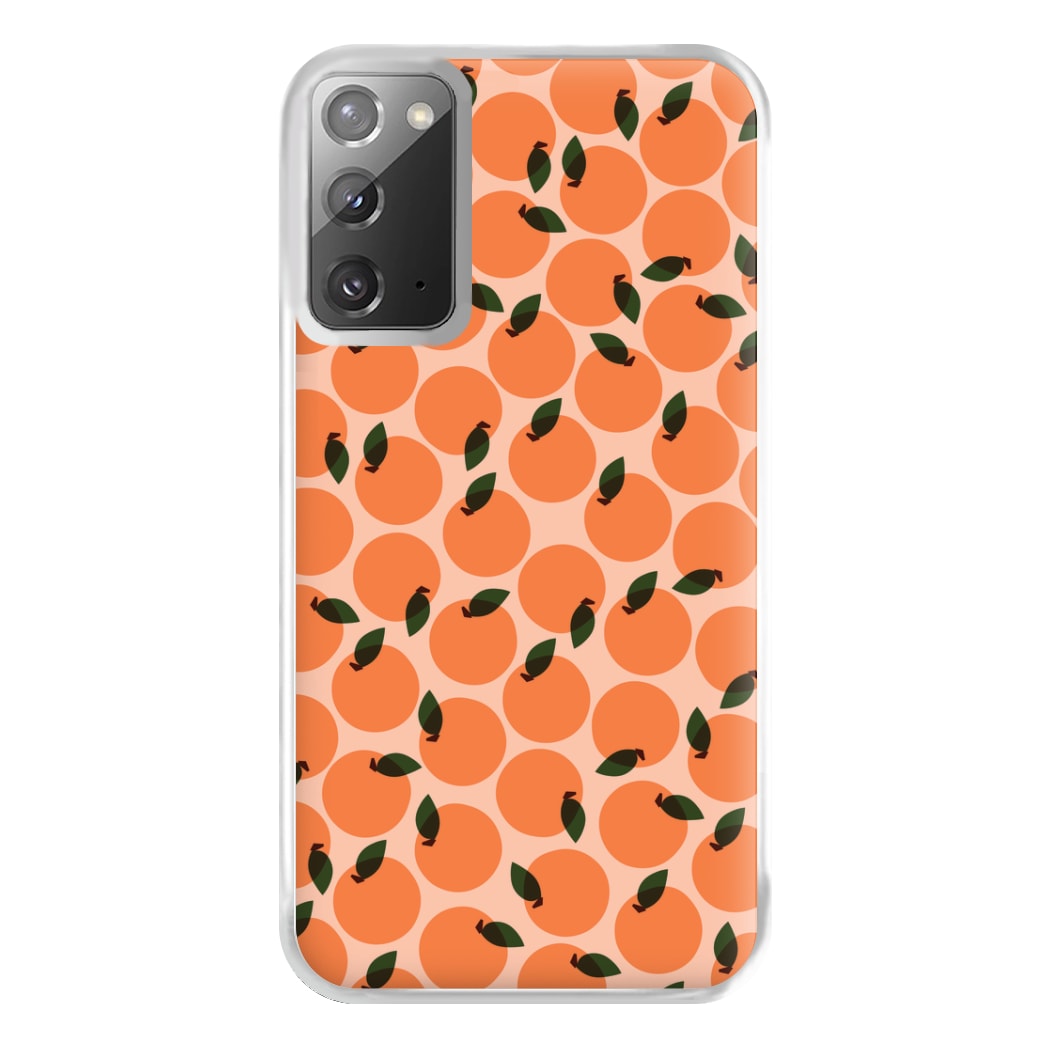 Oranges - Fruit Patterns Phone Case for Galaxy Note 20 Ultra