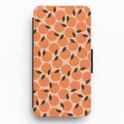 Oranges - Fruit Patterns Flip / Wallet Phone Case
