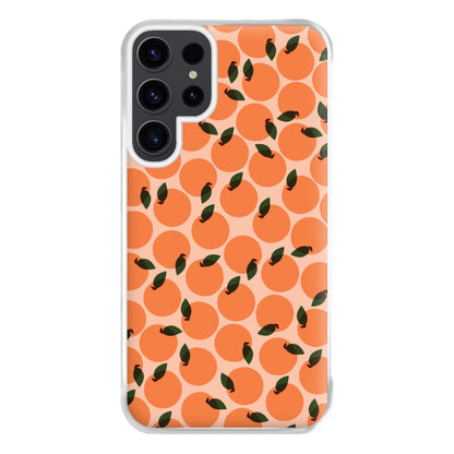 Oranges - Fruit Patterns Phone Case for Galaxy S23 Ultra