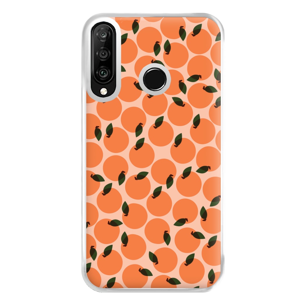 Oranges - Fruit Patterns Phone Case for Huawei P30 Lite