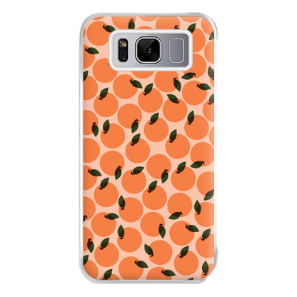 Oranges - Fruit Patterns Phone Case for Galaxy S8 Plus