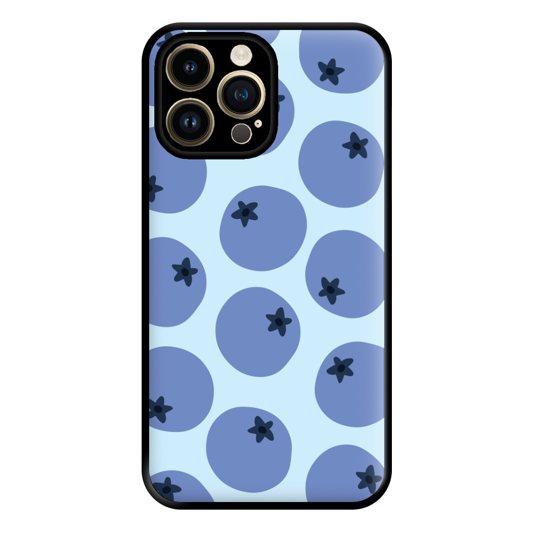 Blueberries - Fruit Patterns Phone Case for iPhone 14 Pro Max