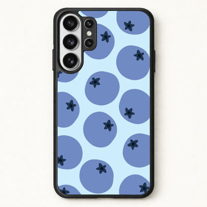 Blueberries - Fruit Patterns Phone Case for Galaxy S26 Ultra