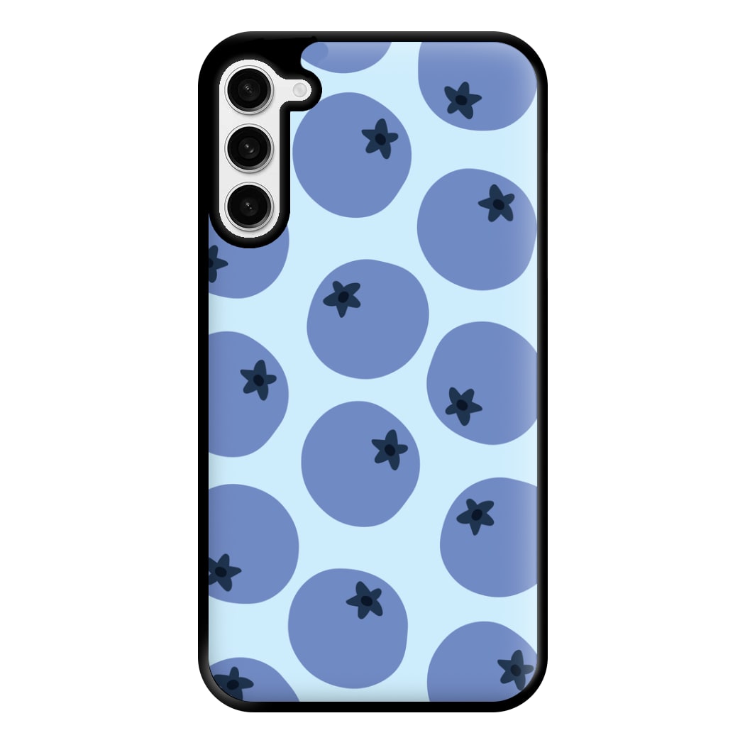 Blueberries - Fruit Patterns Phone Case for Galaxy S23 Plus