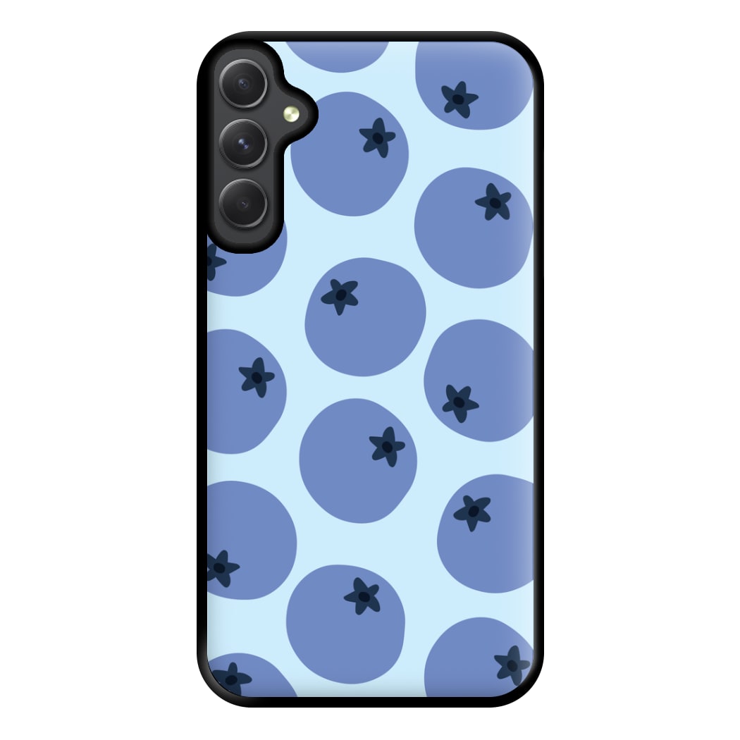 Blueberries - Fruit Patterns Phone Case for Galaxy A34