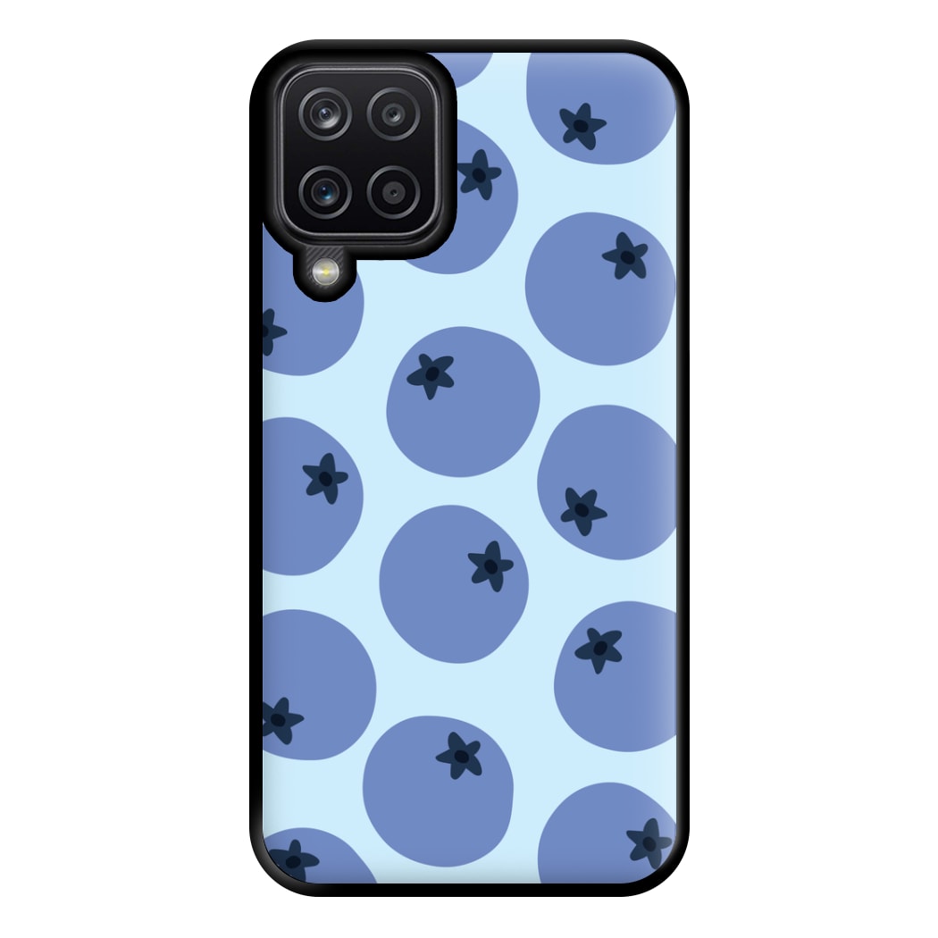 Blueberries - Fruit Patterns Phone Case for Galaxy A12