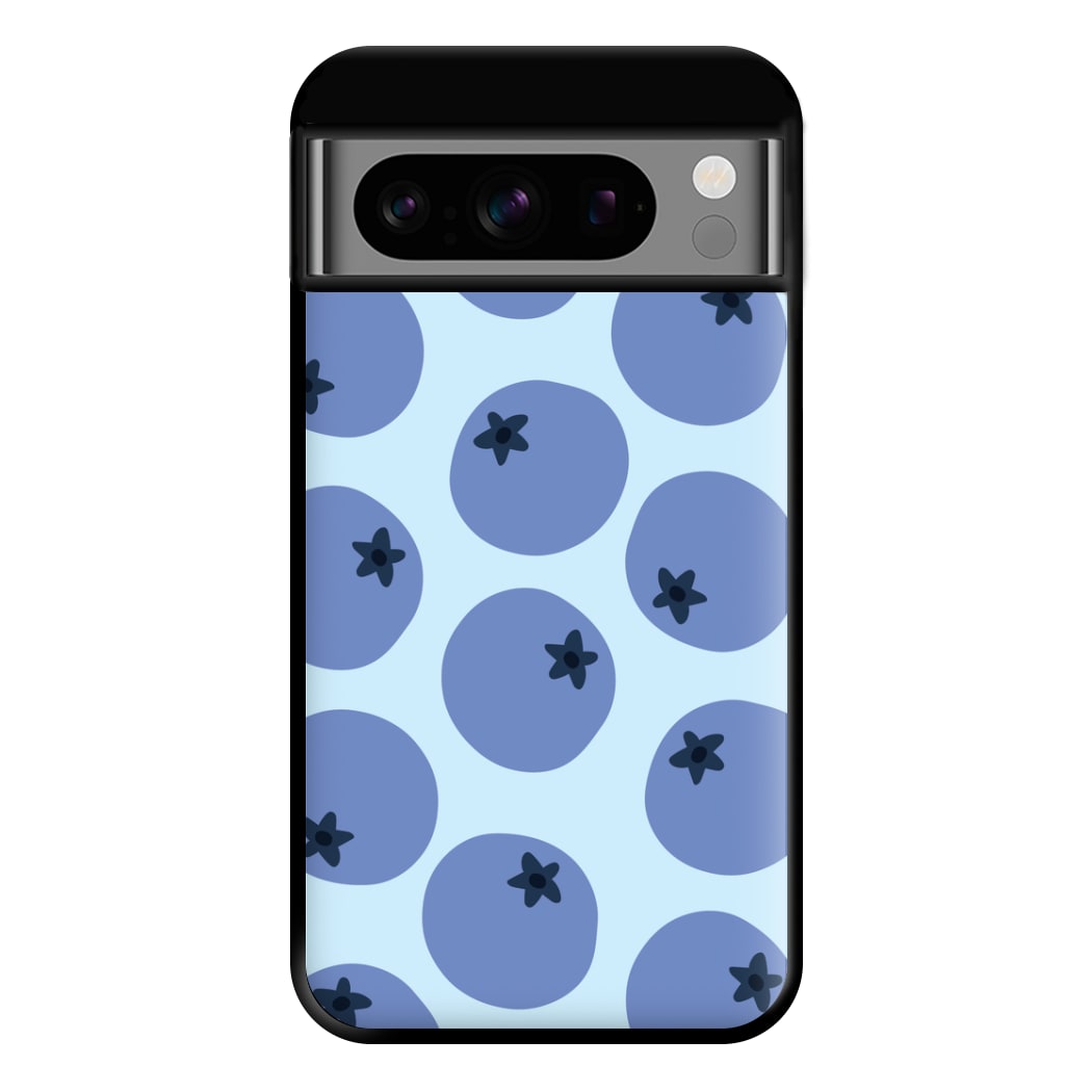 Blueberries - Fruit Patterns Phone Case for Google Pixel 8 Pro