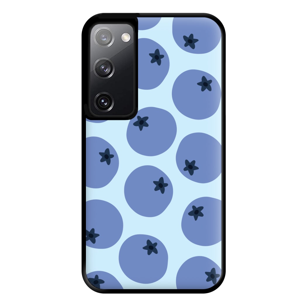 Blueberries - Fruit Patterns Phone Case for Galaxy S20