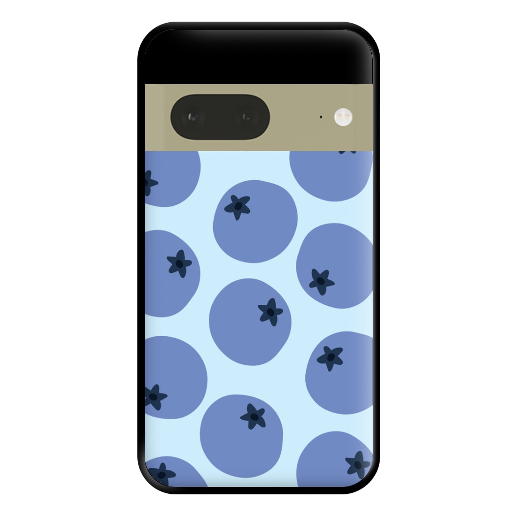 Blueberries - Fruit Patterns Phone Case for Google Pixel 7a