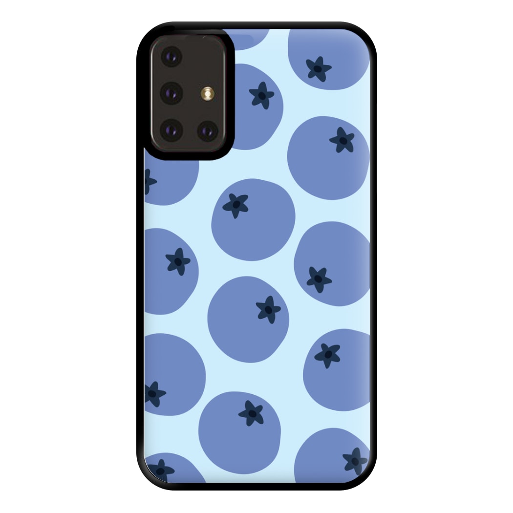 Blueberries - Fruit Patterns Phone Case for Galaxy A71