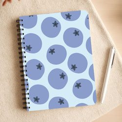 Blueberries - Fruit Patterns Notepad