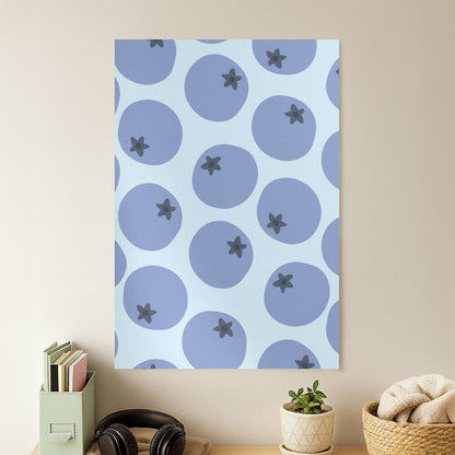 Blueberries - Fruit Patterns Poster