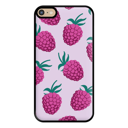 Rasberries - Fruit Patterns Phone Case for iPhone 6 Plus / 7 Plus / 8 Plus