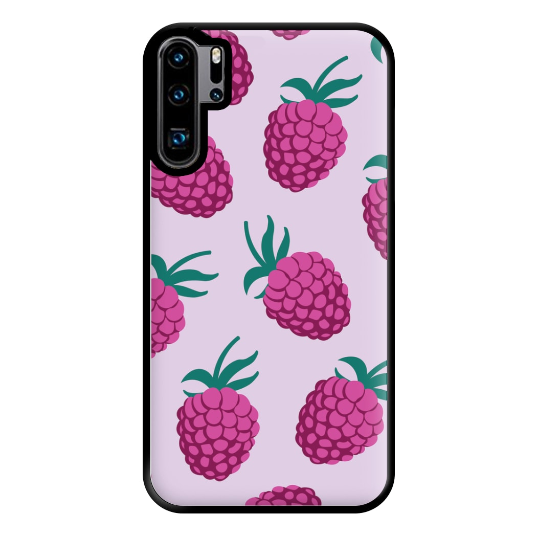 Rasberries - Fruit Patterns Phone Case for Huawei P30 Pro