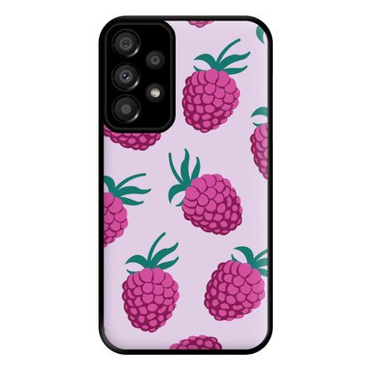 Rasberries - Fruit Patterns Phone Case for Galaxy A33