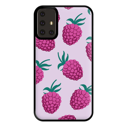 Rasberries - Fruit Patterns Phone Case for Galaxy A71