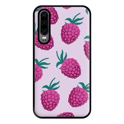 Rasberries - Fruit Patterns Phone Case for Huawei P30