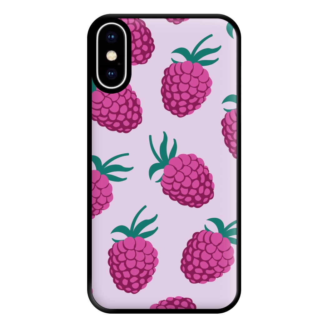 Rasberries - Fruit Patterns Phone Case for iPhone XS Max