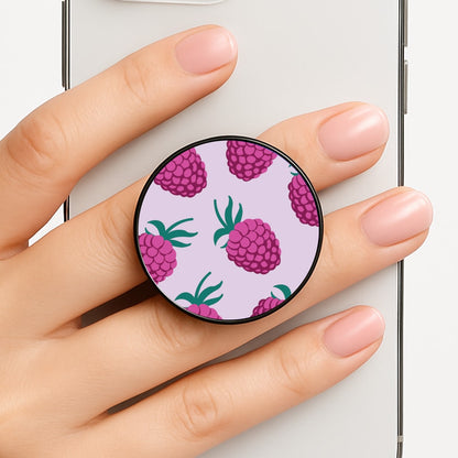 Rasberries - Fruit Patterns Phone Grip