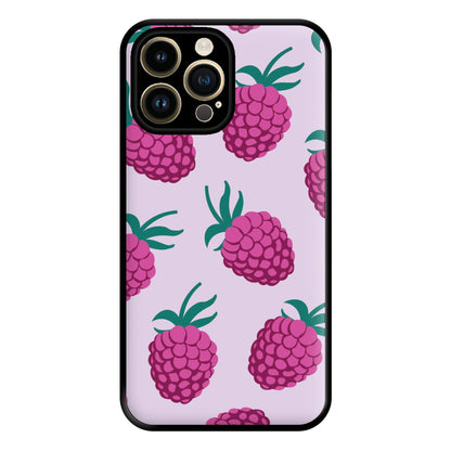 Rasberries - Fruit Patterns Phone Case for iPhone 14 Pro Max