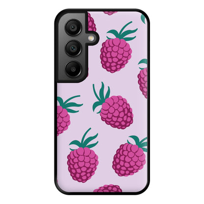 Rasberries - Fruit Patterns Phone Case for Google Pixel 8