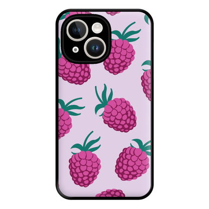 Rasberries - Fruit Patterns Phone Case for iPhone 14 Plus