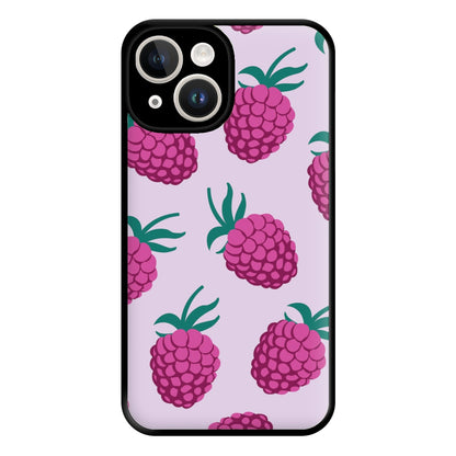 Rasberries - Fruit Patterns Phone Case for iPhone 14