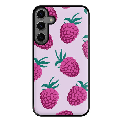 Rasberries - Fruit Patterns Phone Case for Galaxy S23FE