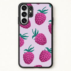 Rasberries - Fruit Patterns Phone Case for Galaxy S26 Ultra