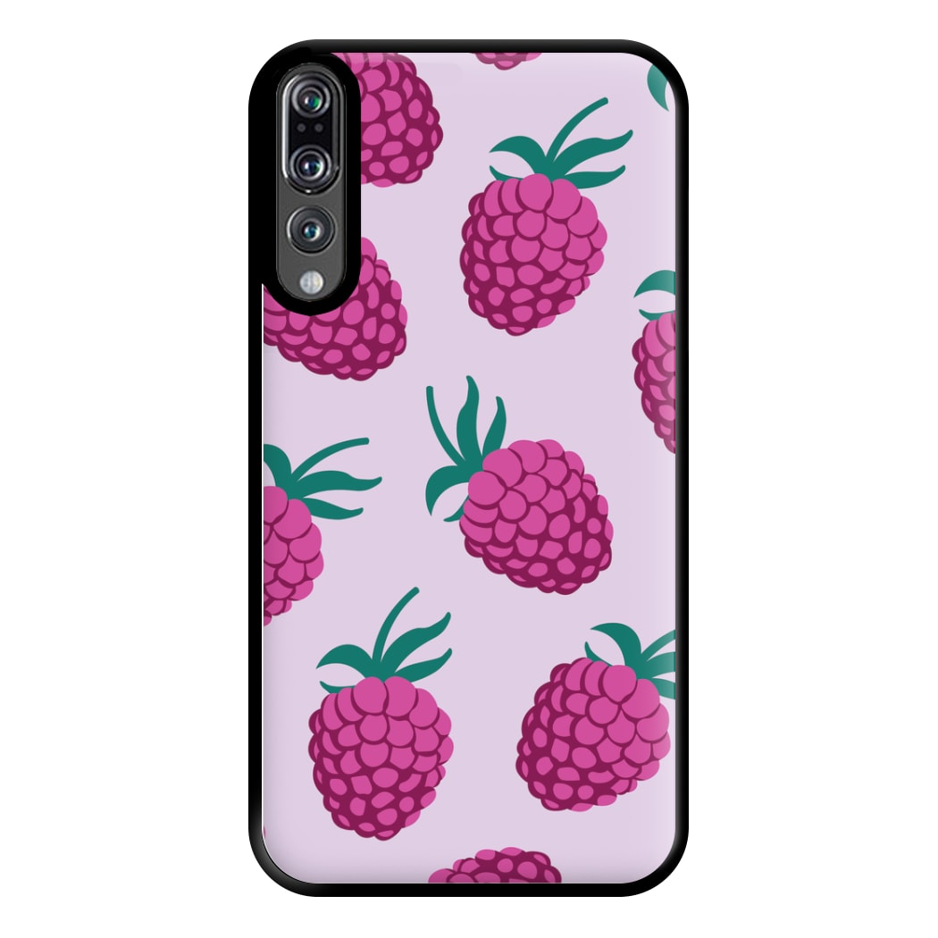 Rasberries - Fruit Patterns Phone Case for Huawei P20 Pro