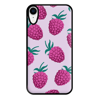 Rasberries - Fruit Patterns Phone Case for iPhone XR