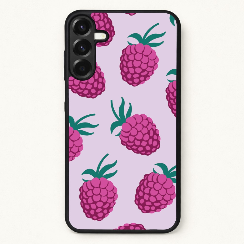 Rasberries - Fruit Patterns Phone Case for Galaxy A57