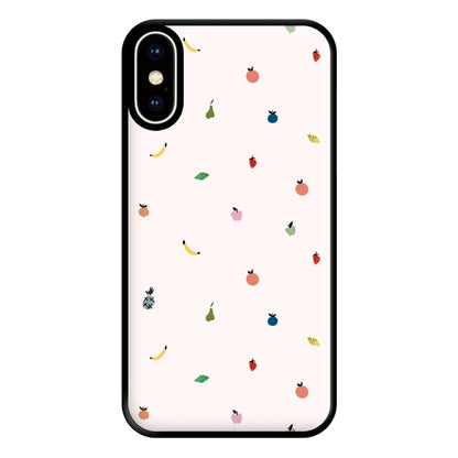 Mini Fruits - Fruit Patterns Phone Case for iPhone XS Max