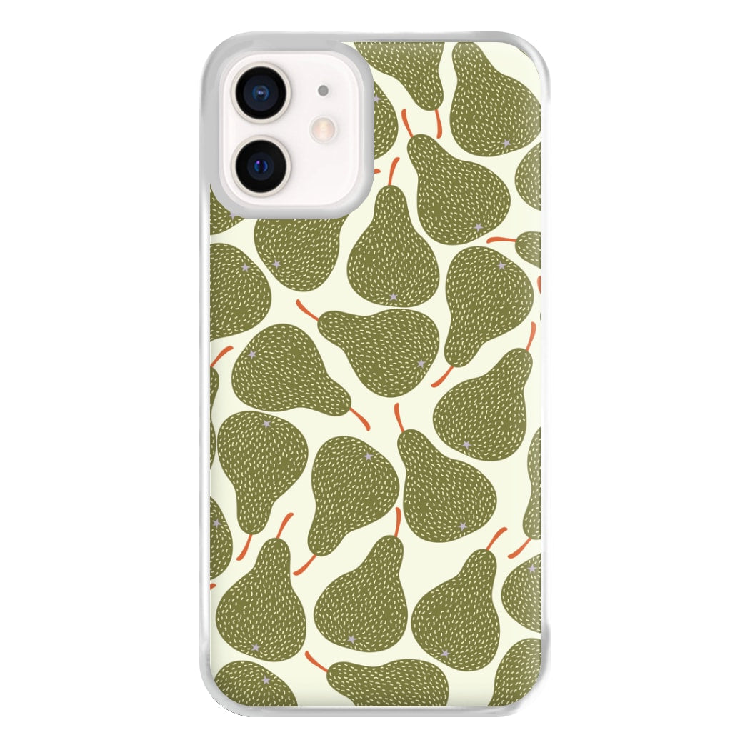 Pears - Fruit Patterns Phone Case for iPhone 13 Mini